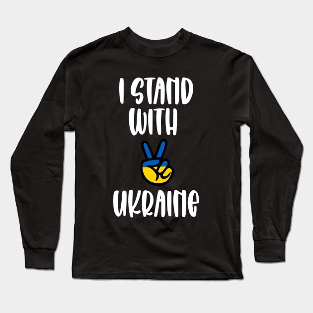 I Stand with Ukraine Long Sleeve T-Shirt by fadi1994